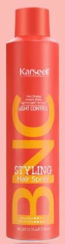 Лак для волос средней фиксации  без липкого слоя 300мл Karseell STYLING Hair Spray BNC