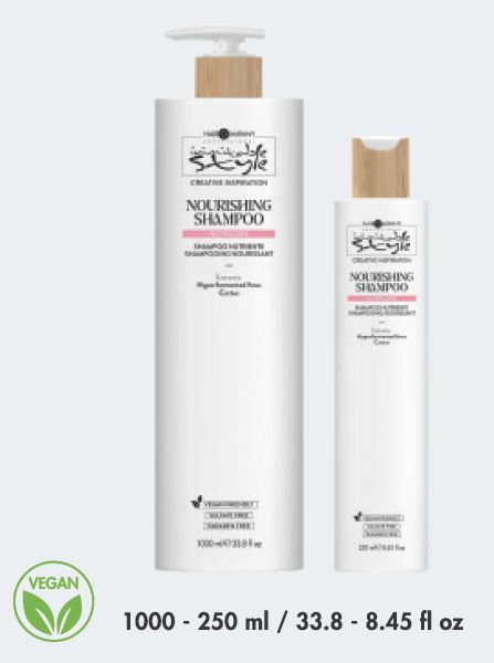Питательный шампунь для волос "Nourishing Shampoo" INIMITABLE STYLE, 1000 мл Hair company