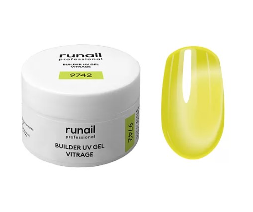 Моделирующий УФ-гель витражный BUILDER UV GEL VITRAGE, 15г №9742