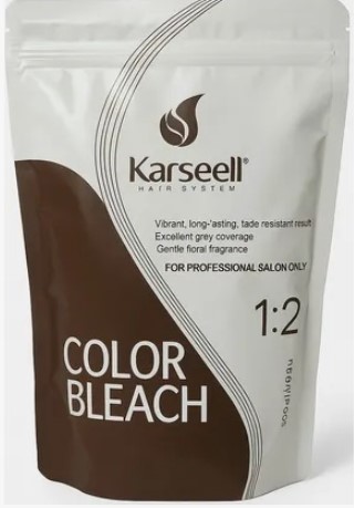Осветляющая пудра белого цвета 8+Karseell COLOR BLEACH 500g