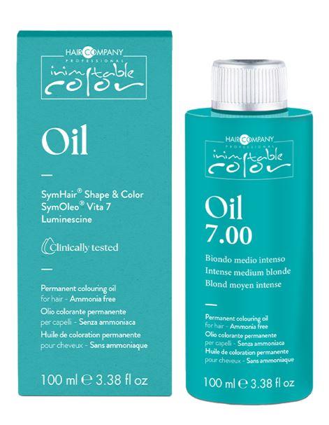 Масло для окрашивания волос без аммиака 5.32 Светло-каштановый розовое золото, 100 мл Hair company