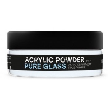 Акриловая пудра прозрачная Acrylic Powder Pure Glass 100г In'Garden