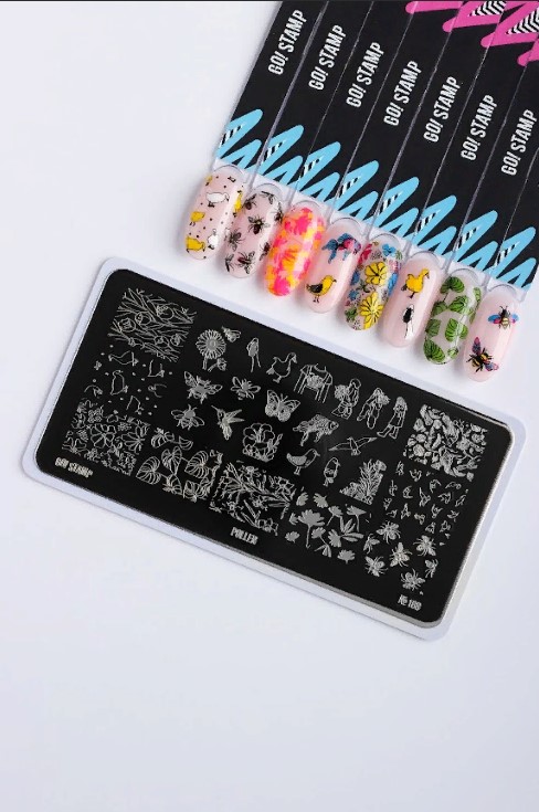 Пластина для стемпинга 188 Pollen Go! Stamp