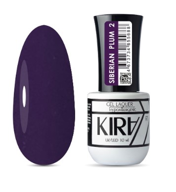 Гель-лак SIBERIAN PLUM 002 10 мл KIRA