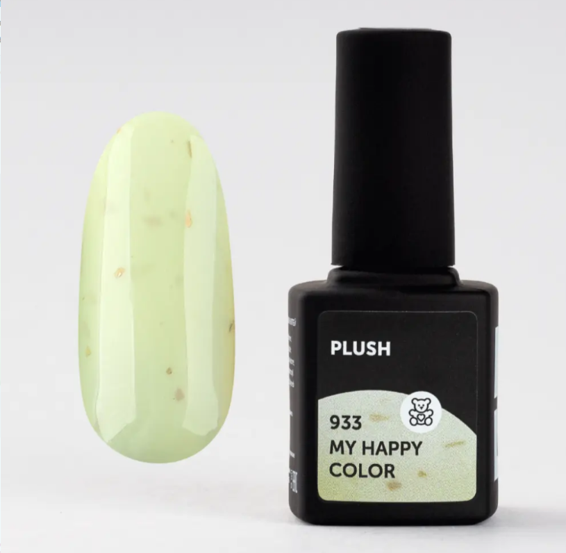 Гель-лак Plush №933 My Happy Color, 9мл Milk