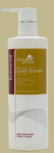 Кератин для разглаживания и выпрямления волос 500ml MACA ESSENCE REPAIR GOLD KERATIN Karseell