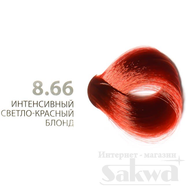 Крем-краска для волос № 8.66 интенсивный светло-красный блонд, 100мл Studio ЧЗ