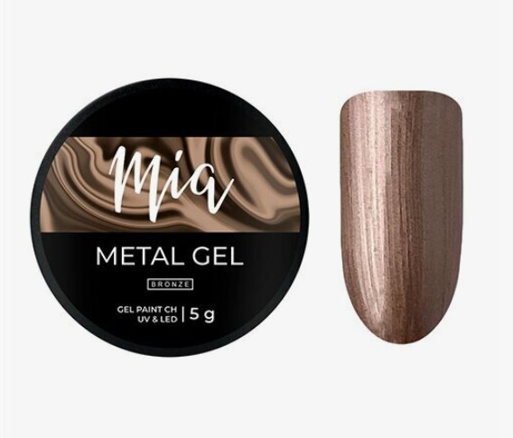 Гель Metal gel, Bronze Mia