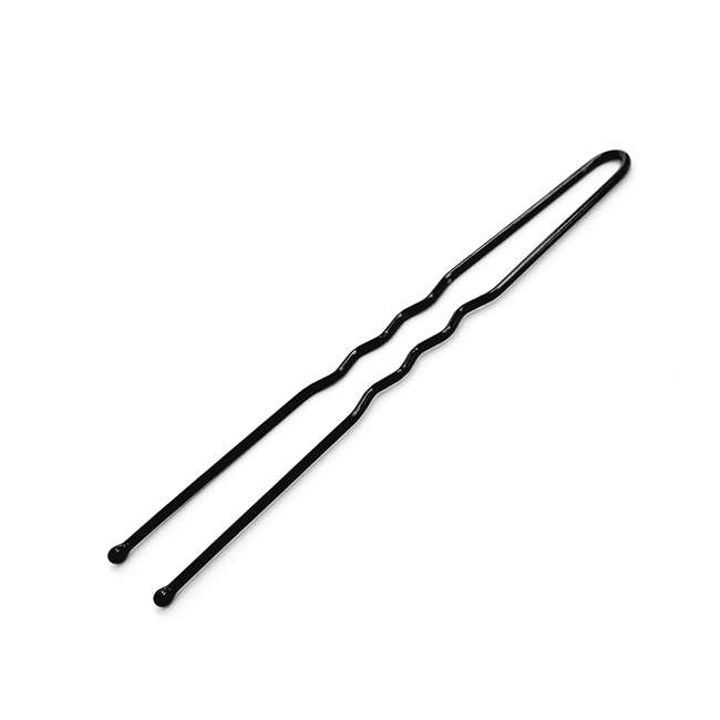 Шпильки для волос чёрные волна 1.1*65 мм,40шт. в уп. арт.AZHP-33