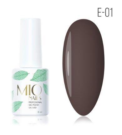 Гель-лак Основная палитра E-01 Сепия, 8 мл MIO Nails ЧЗ