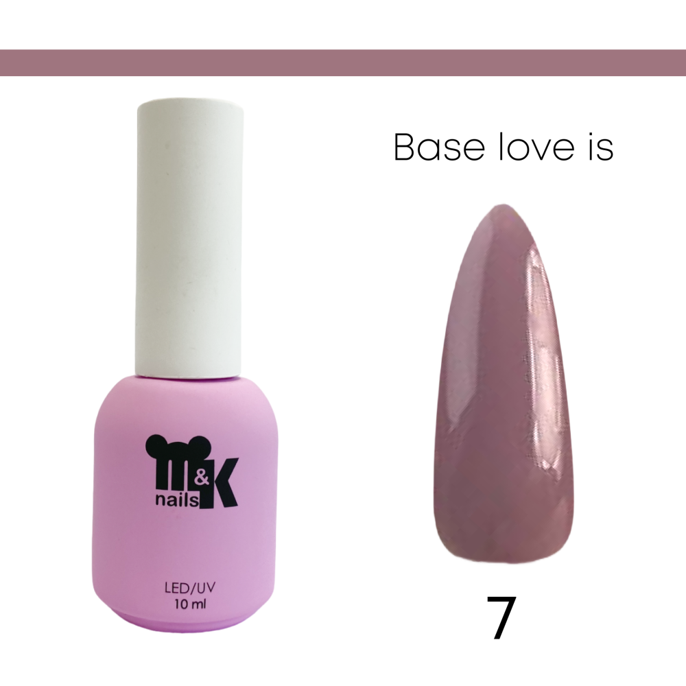 База Love is №07, 10мл M&K nails