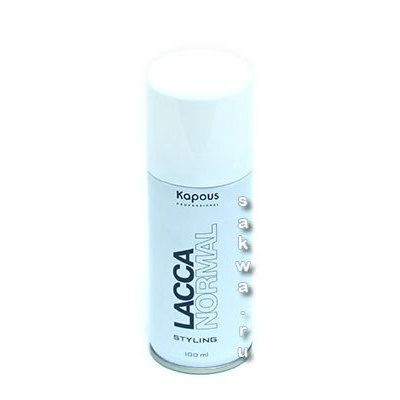 Лак аэрозольный для волос нормальной фиксации "Lacca Normal" Styling 100мл Kapous ЧЗ