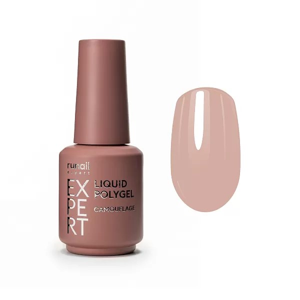 Жидкий полигель №224, 18мл флакон Runail Expert