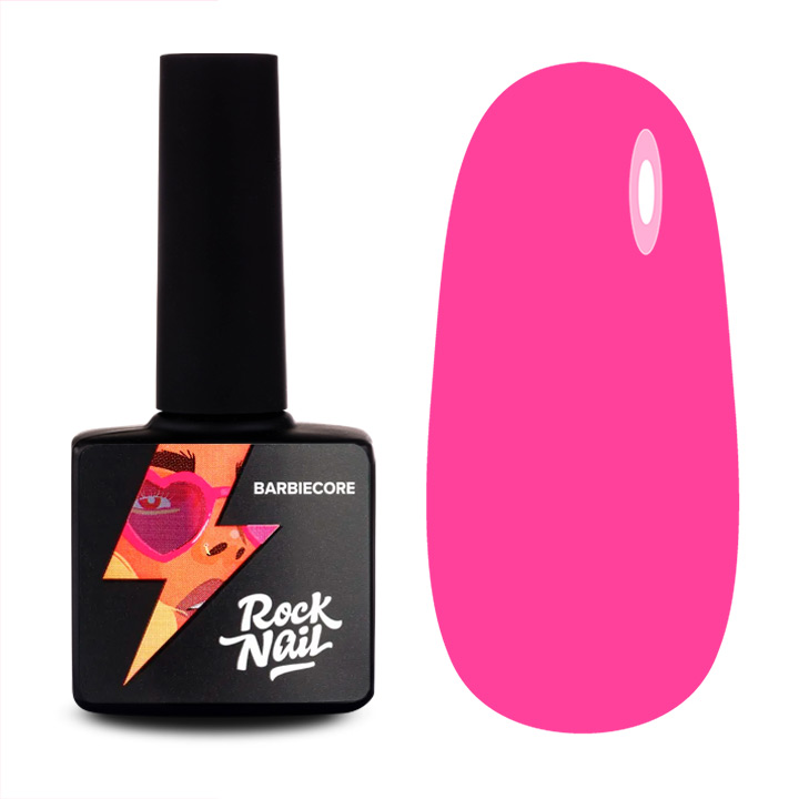 Гель-лак Barbiecore №741 Think Pink, 10мл RockNail