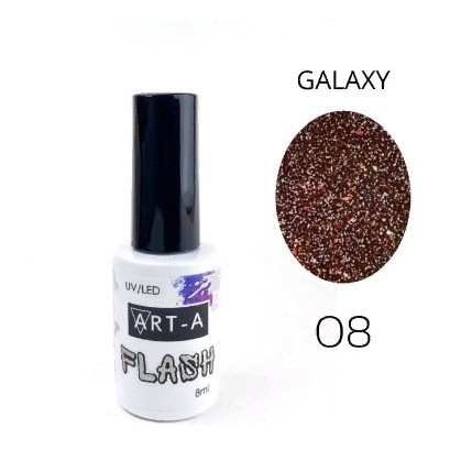 Гель-лак серия Galaxy Flash 008, 8ml Art-A