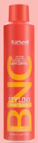 Лак для волос средней фиксации  без липкого слоя 300мл Karseell STYLING Hair Spray BNC