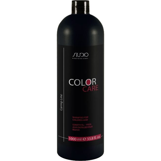 Шампунь-уход для окрашенных волос "Color Care" Caring Line 1000мл Studio ЧЗ