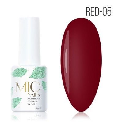 Гель-лак Коллекция Red 05, 8 мл MIO Nails ЧЗ