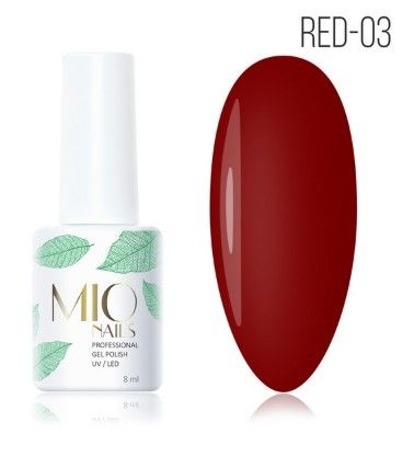 Гель-лак Коллекция Red 03, 8 мл MIO Nails ЧЗ