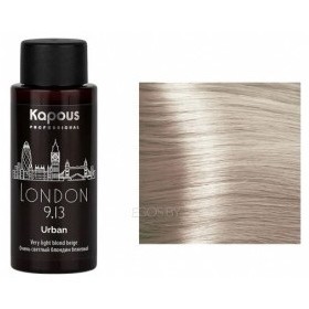 LC 9.13 Лондон, Полуперманентный жидкий краситель для волос "Urban" 60мл Kapous