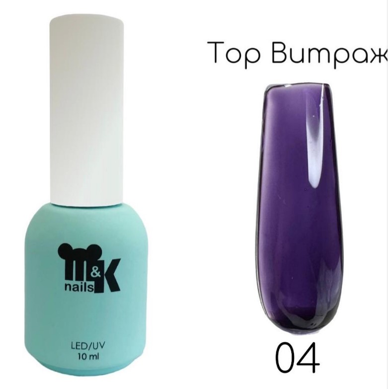 Топ Витраж 04, 10мл M&K nails