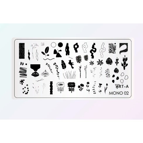 Пластина для стемпинга Art-A Mono 02