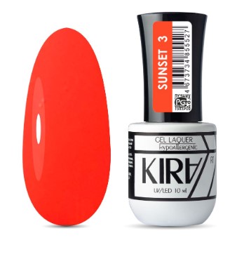 Гель-лак SUNSET 003 10 мл KIRA