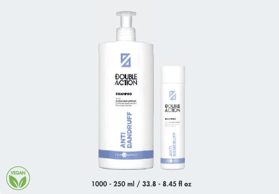 Шампунь против перхоти "ANTI DANDRUFF SHAMPOO" DOUBLE ACTION, 250 мл Hair company