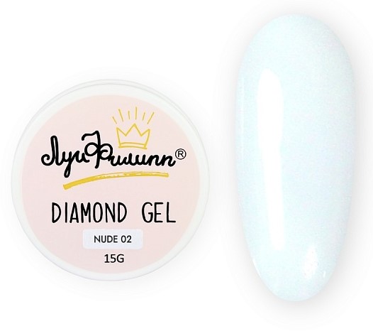 Гель Nude Diamond Gel №02 15гр Луи Филипп