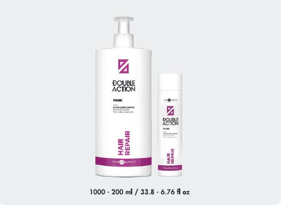 Маска восстанавливающая "HAIR REPAIR MASK" DOUBLE ACTION, 250 мл Hair company