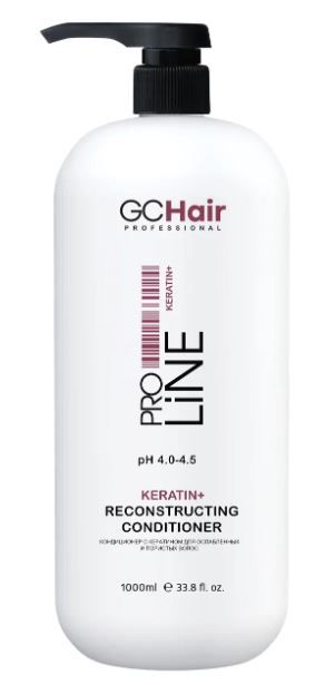 Кондиционер с Кератином для ослабленных и пористых волос 300мл GC HAIR ЧЗ