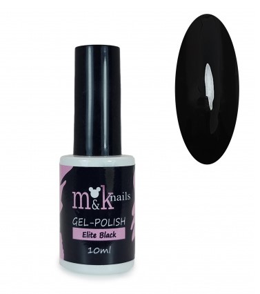 Гель-лак Elite Black, 10мл M&K nails