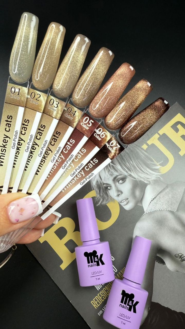 Гель-лак Whiskey Cats №06 07мл M&K nails ЧЗ