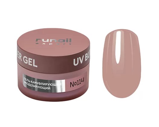 Гель моделирующий UV BUILDER GEL Runail Expert №114, 15г (114/15)