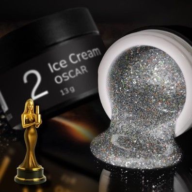 Гель для моделирования ногтей Ice Cream Gel Oscar 02 13 г, MIO Nails ЧЗ