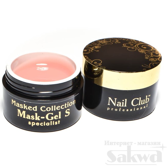 Гель Mask-Gel Specialist (S) 15мл (перекрывающий гель,натуральный оттенок) Nail Club
