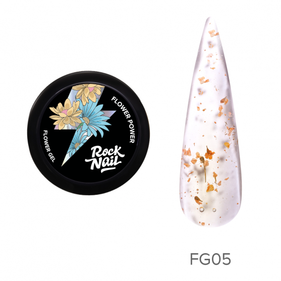 Гель для наращивания FLOWER Power FG05 Punk Ikebana, 10мл RockNail