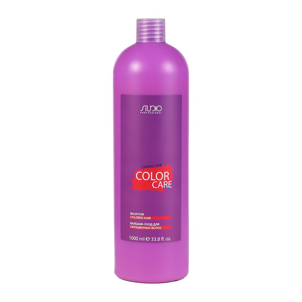 Бальзам-уход для окрашенных волос "Color Care" Caring Line 1000мл Studio ЧЗ