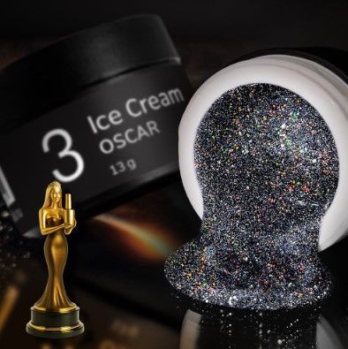 Гель для моделирования ногтей Ice Cream Gel Oscar 03 13 г, MIO Nails ЧЗ