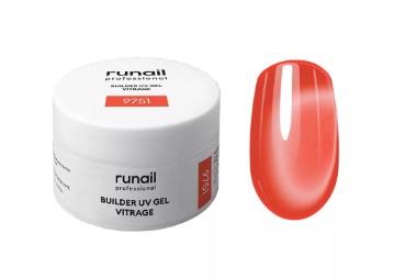 Моделирующий УФ-гель витражный BUILDER UV GEL VITRAGE, 15г №9751