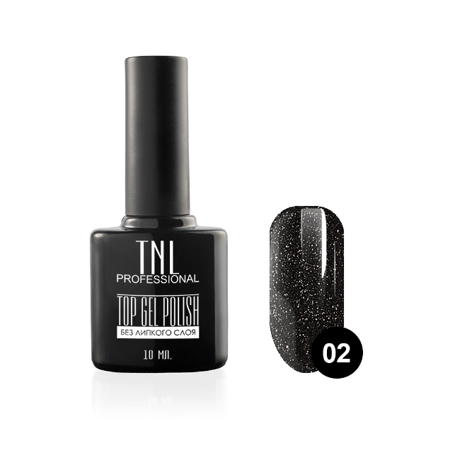 Закрепитель для гель-лака TNL Glow Secret с шиммером №2 10мл