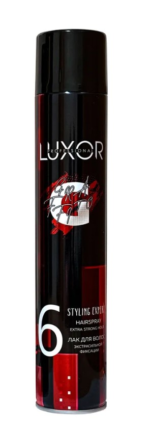 Лак для волос Экстрасильной фиксации 6 LUXOR PROFESSIONAL TR 