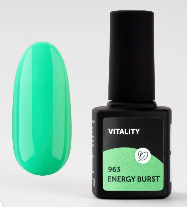Гель-лак Vitality №963 Energy Burst 9мл MILK