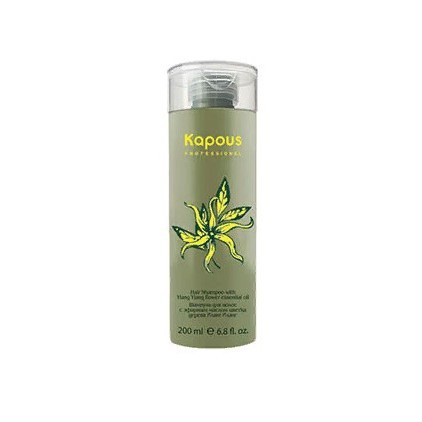 Шампунь для волос с эфирным маслом цветка дерева Иланг-Иланг Kapous, 200мл