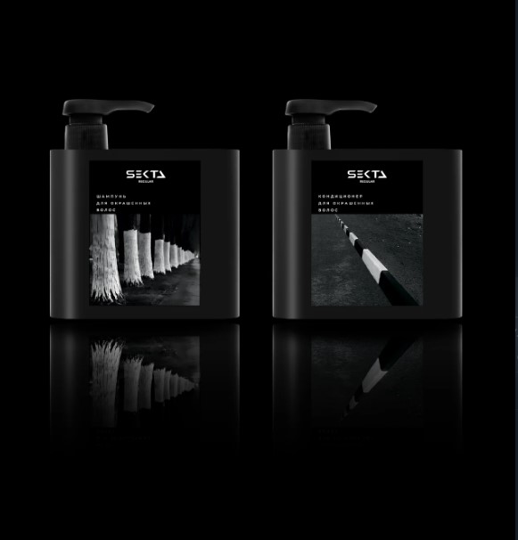 Набор для окрашенных волос: Шампунь + Кондиционер (2 х 500 мл) Hair Sekta