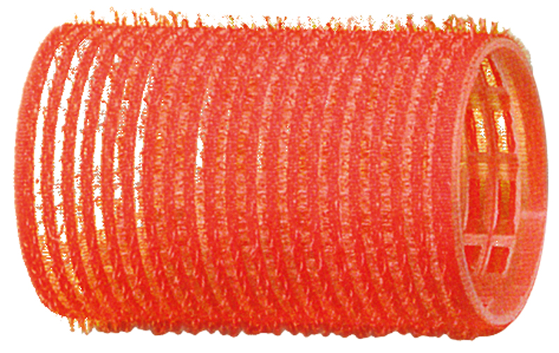 R-VTR4 Бигуди-липучки DEWAL, красные d 36 мм 12 шт/уп