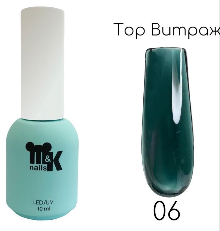 Топ Витраж 06, 10мл M&K nails