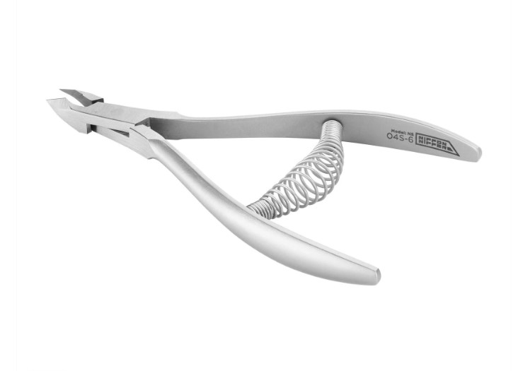 Кусачки для кутикулы Standard 6мм спиральная пружина, ручная заточка (NN_NS-04S-6) Nippon Nippers