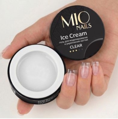 Гель для моделирования ногтей Ice Cream Gel Clear, 13 г ЧЗ