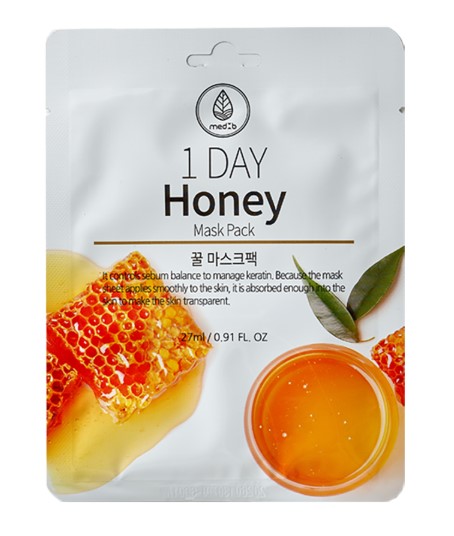 Маска тканевая питающая медовая / Med B 1 Day Honey Mask Pack 27 мл